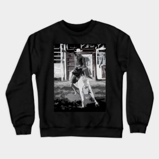 Rodeo Star - Bucking Bronco Rider Crewneck Sweatshirt